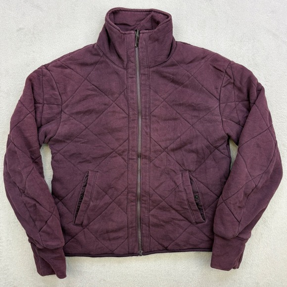 Lululemon Jackets & Blazers - Lululemon Jacket Womens 6 Purple Forever Warm Reversible Quilted Full Zip Yoga